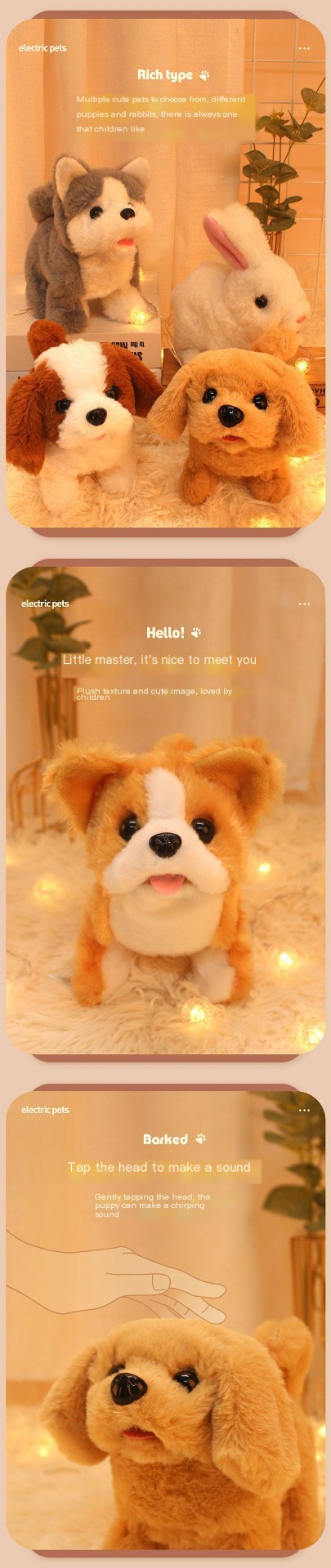 Electric Plush Puppy Toy