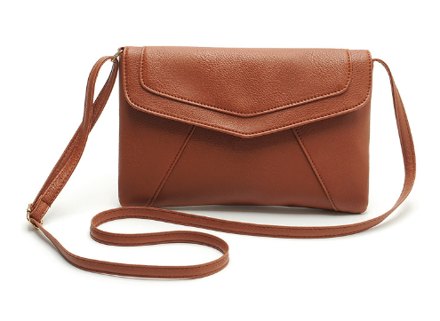 Brown and Black Crossbody Shoulder Bag
