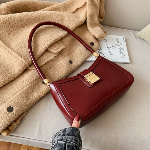 Red Wine Baguette Bag