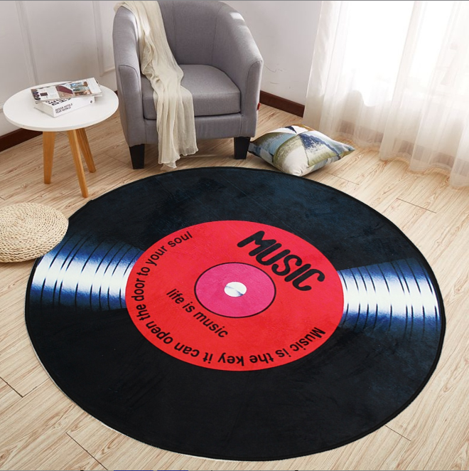 Vinyl Record Series Carpet