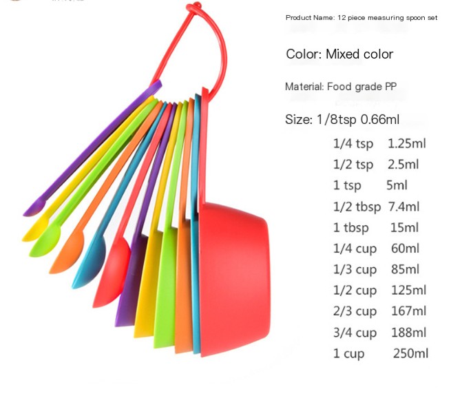 Colorful Measuring Cups Set