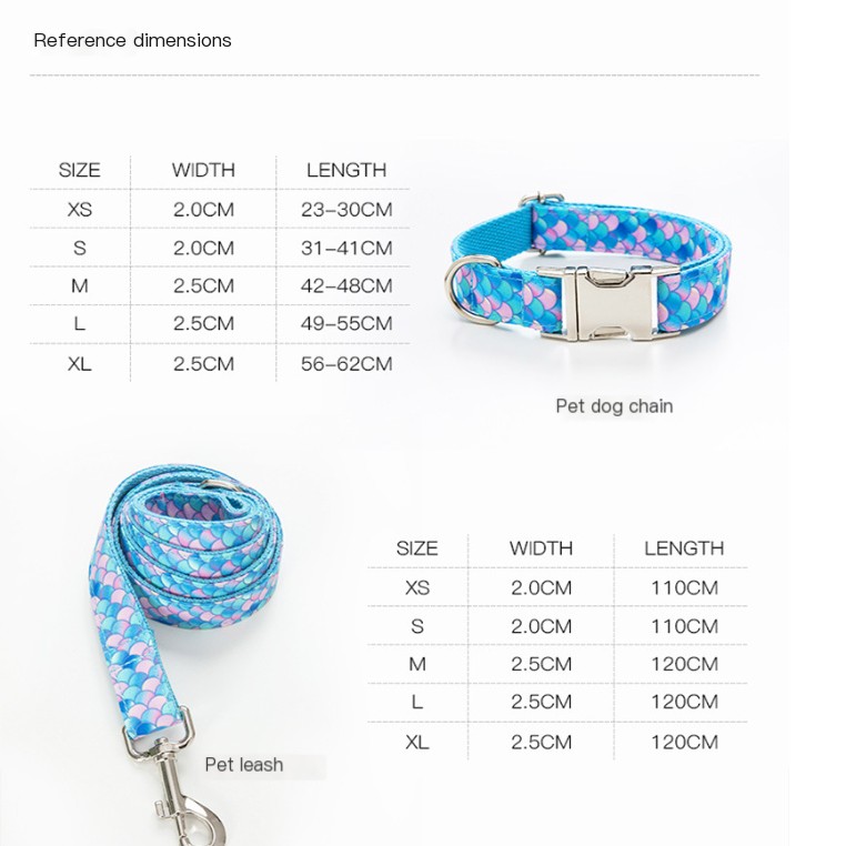 Mermaid Pet Collar