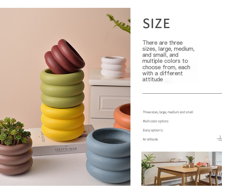 Keramik-Blasen-Cachepot