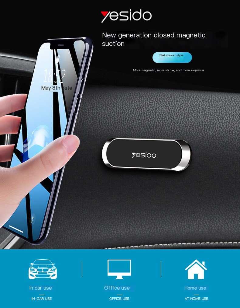 Magnetic Car Phone Mount Image 1