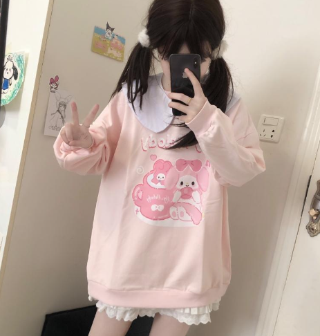 Original Forest Women's Tribe Cute Autumn Dress Japanese Plush Sweetheart Dress Cute Loose Version Best Friend Clothes 2020 New, Japanese Plush Sweetheart, Plush Sweetheart