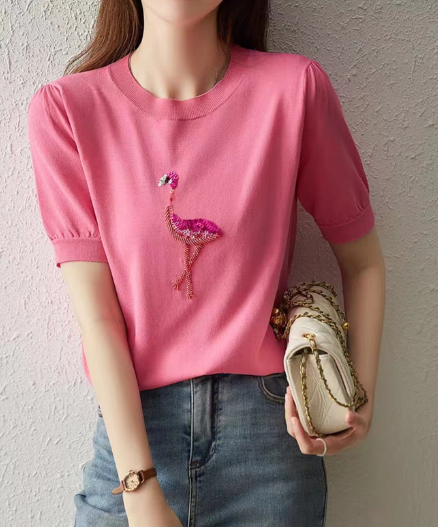 Flamingo T-Shirt Image 2
