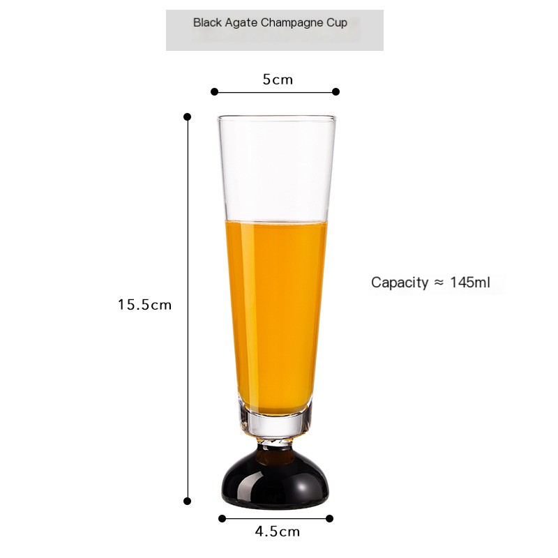Frosted White Semicircular Ball Goblet