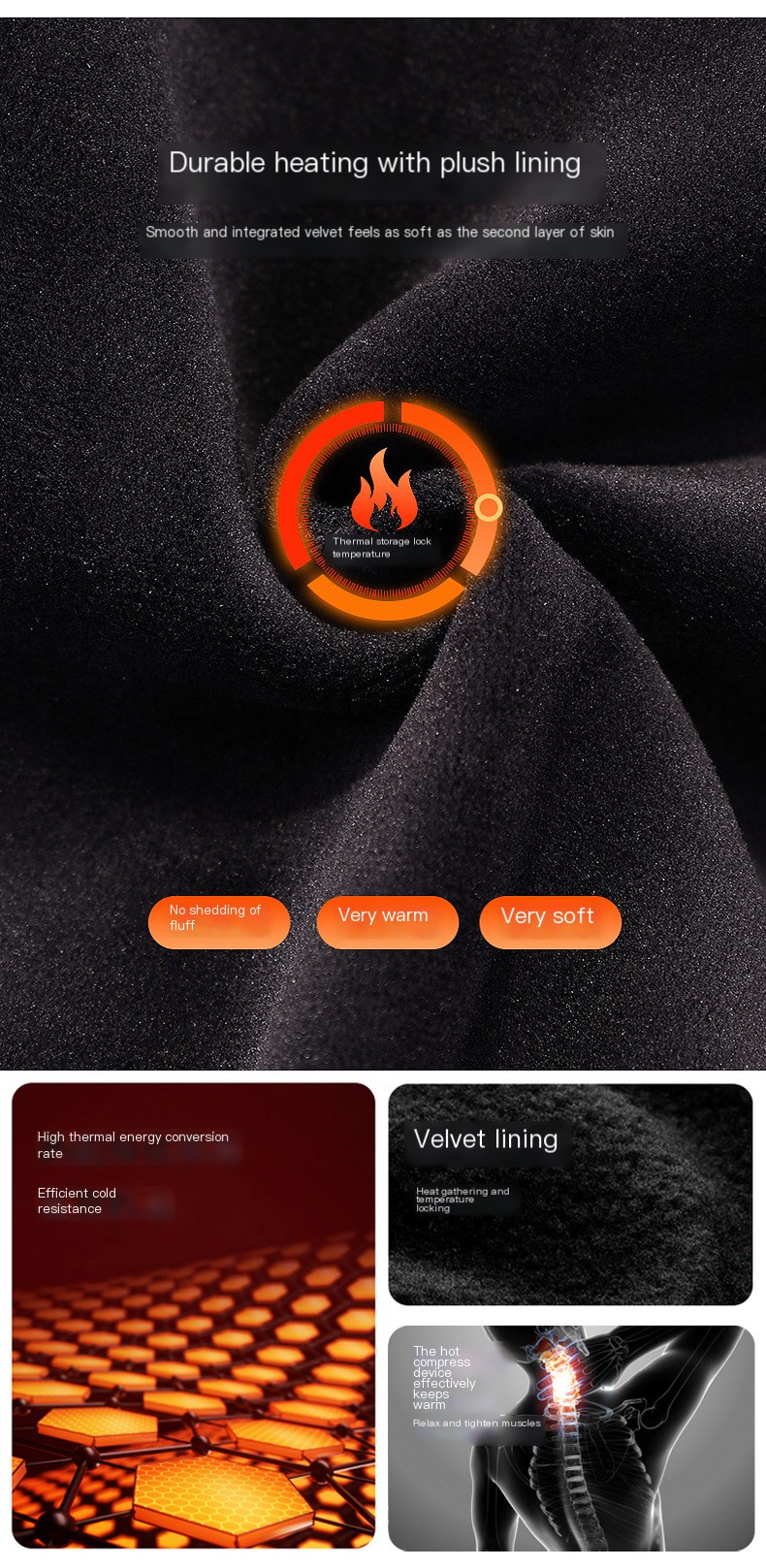 Electric heating scarf