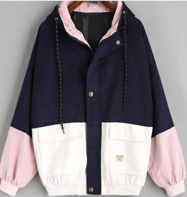 Corduroy Hoodie Jacket Image 2