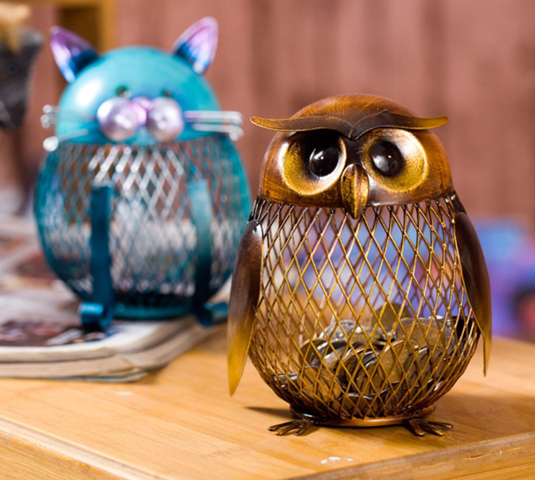 Owl Coin Bank Features