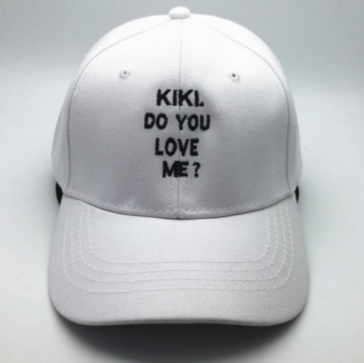 Letter Embroidered Baseball Cap Style