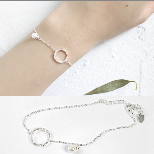 Korean Style S925 Pure Silver Bracelet