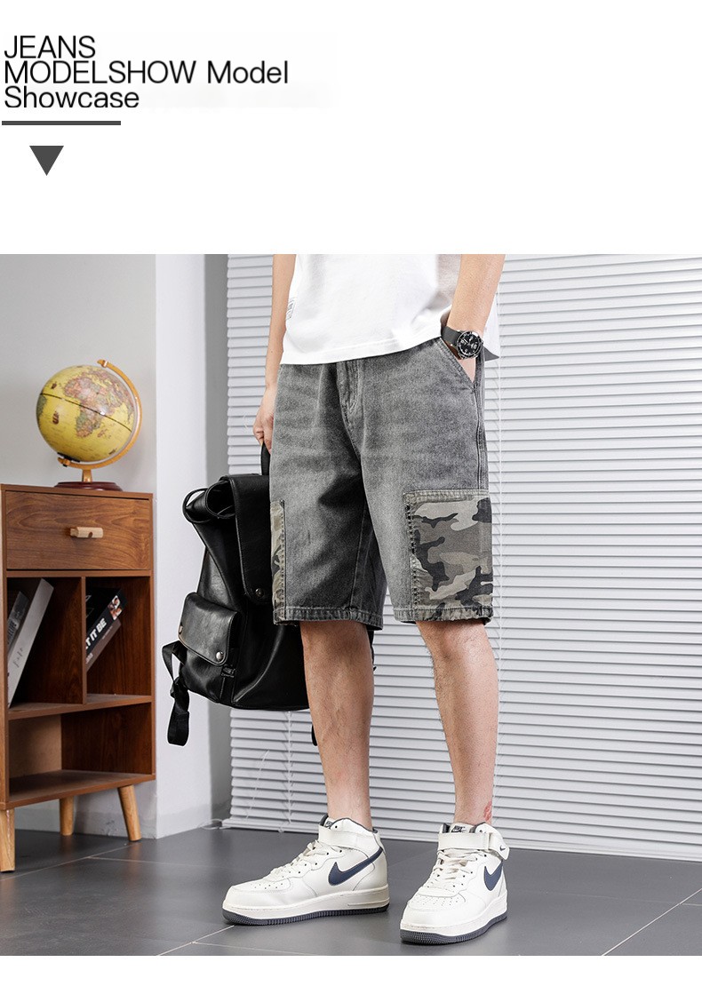Camouflage Overalls Shorts 5