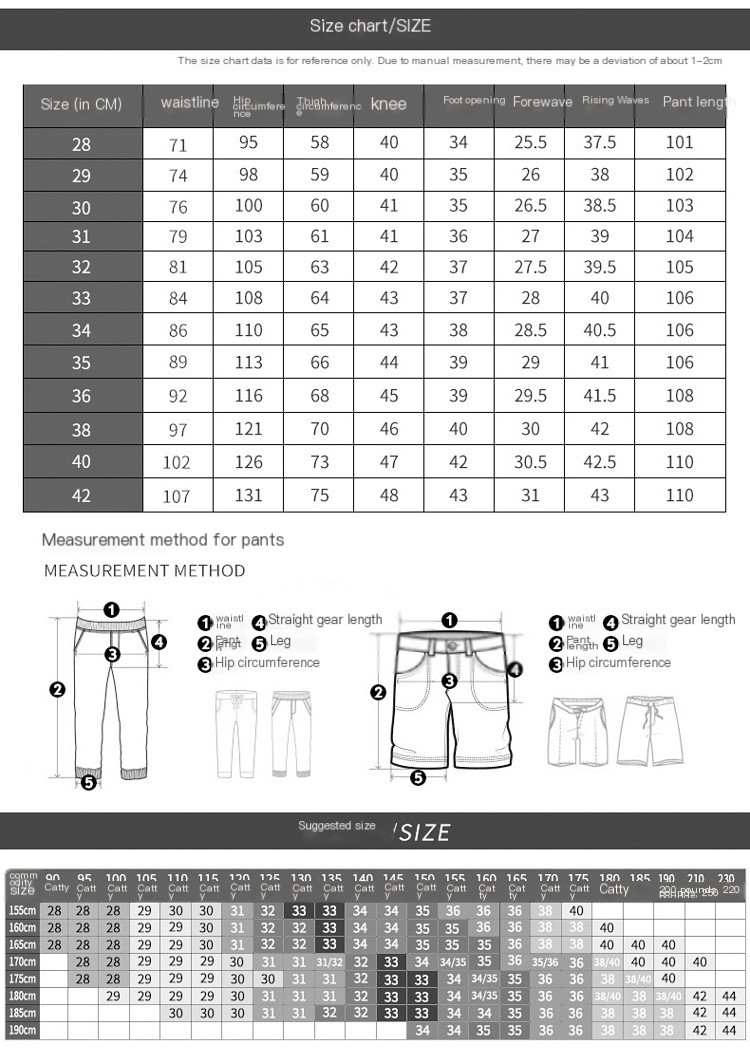 Pantalones vaqueros para hombre 1