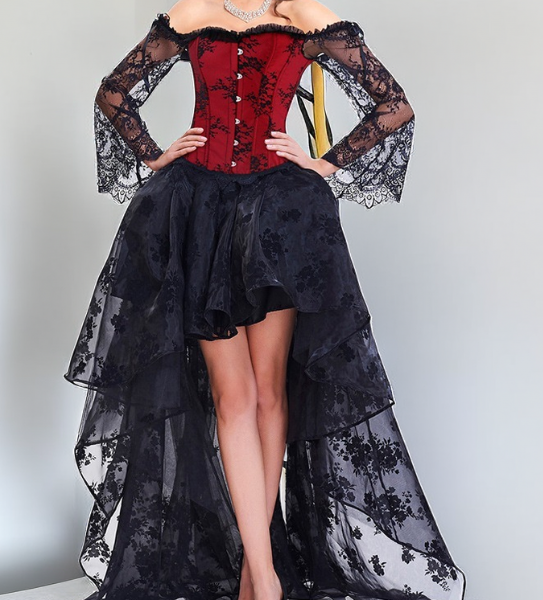 Day of the Dead Christmas Palace Corset Image 4