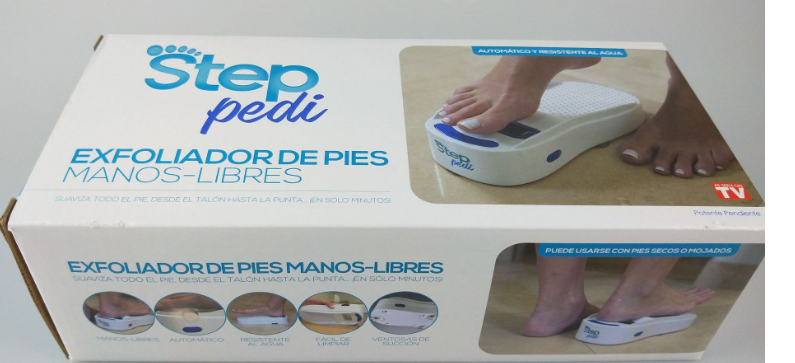 Before and after using Step Pedi