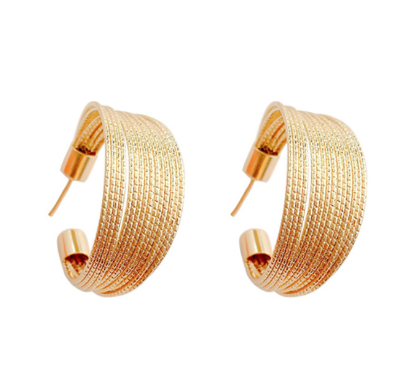 Brinco Argolas Luxury Earrings 2