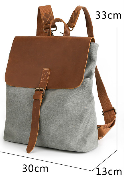 Crazy Horse Leather Rucksack