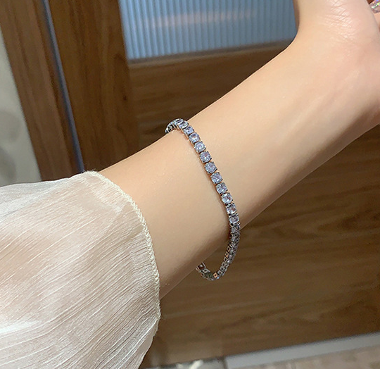 Women's New High Carbon Full Diamond Bracelet Image 5