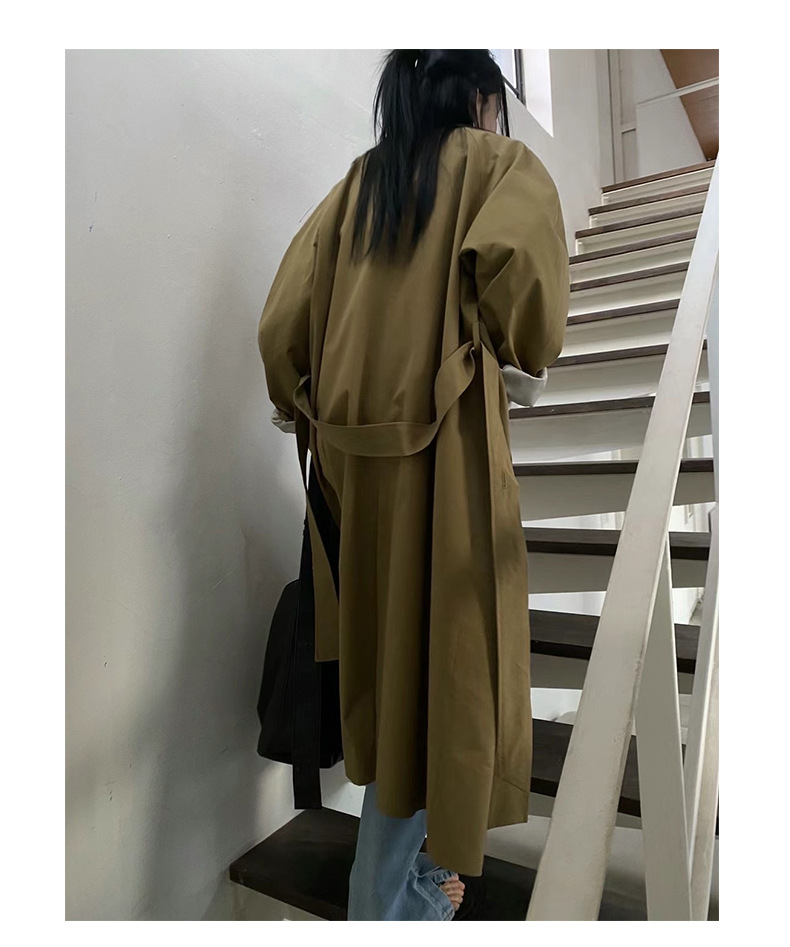 Women's Fashion Lapel Trench Coat