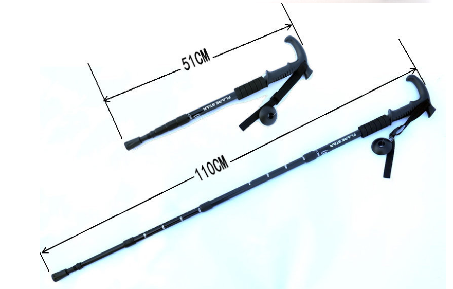 Compact Folding Hiking Poles - Portable Design