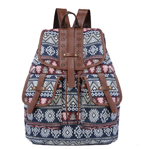Geometric Bohemian Backpack