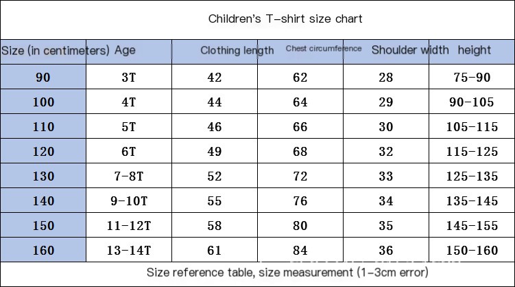 3D Digital Printing Short Sleeve Fashion Kids T-shirt Top