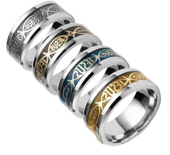 Anillo Elegante de Letras