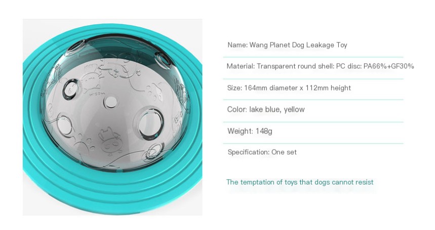 Leaky Dog Toy Frisbee