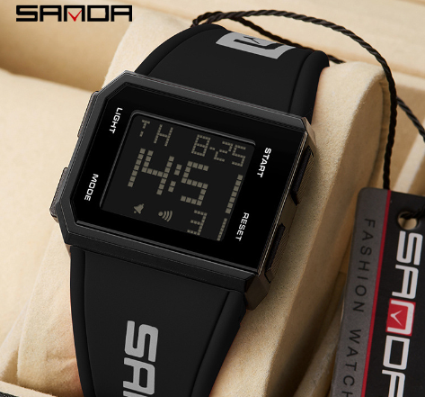 Digital Sports Watch - White