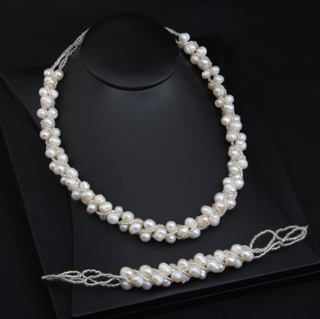 Bridal Pearl Jewelry Set 2