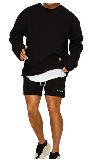 Luxe Leisure Set - Sweater & Shorts Combo