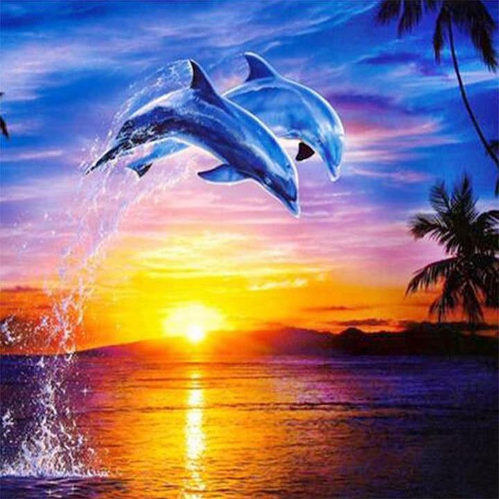 Dolphin Diamond Painting
