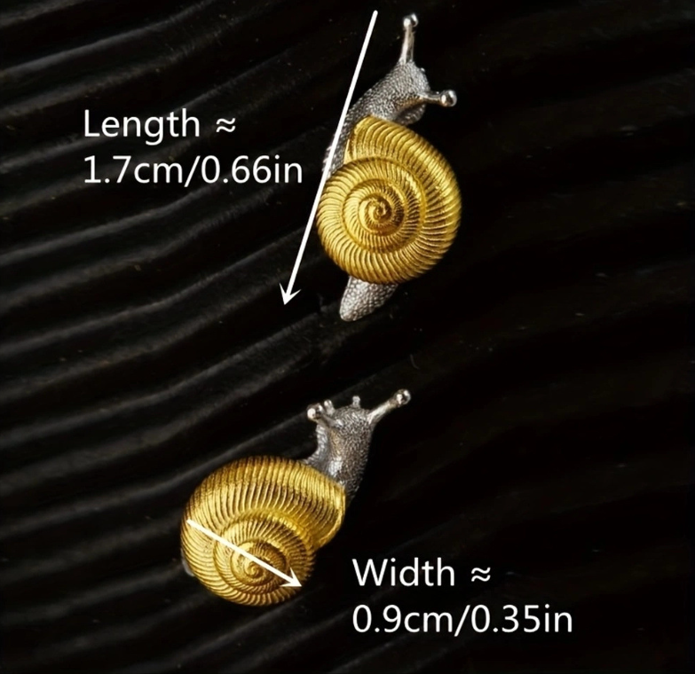 Snail Earrings Image 1