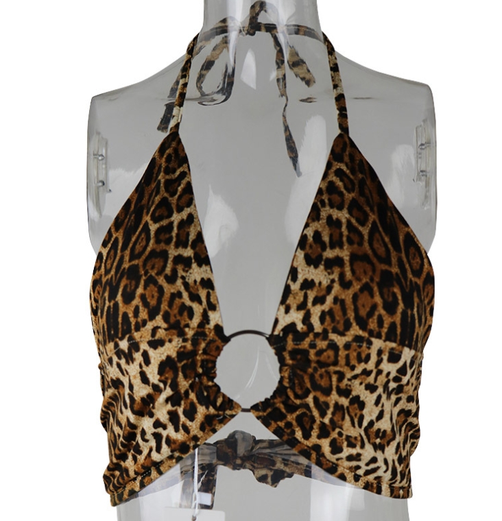 Leopard Print Chest Wrap