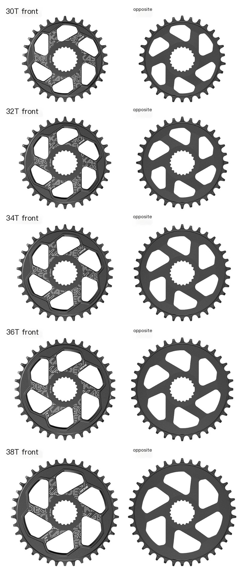 DECKAS Mountain Bike Chainring
