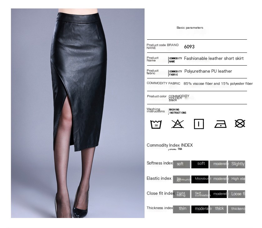 Stylish Black Midi Skirt