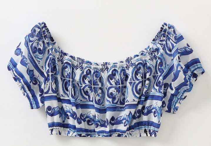 Azure Tube Top and Short Set Image 2