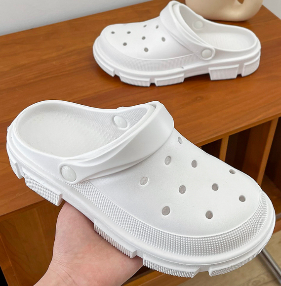 Summer Garden Clogs - White