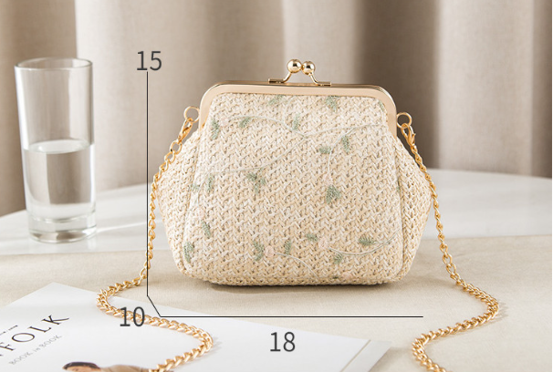 Straw Lace Mini Bag
