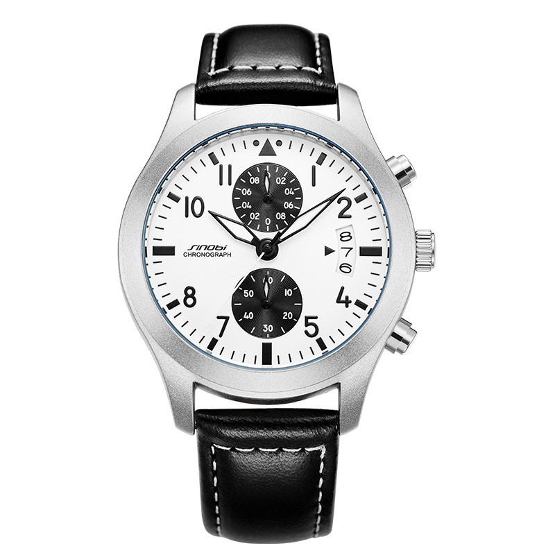 Sporty Quartz Watch - White