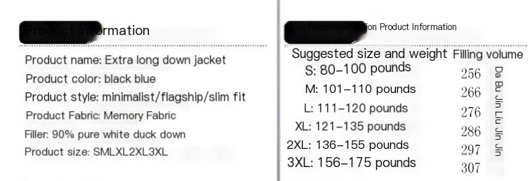 Stylish Down Jacket Image 1