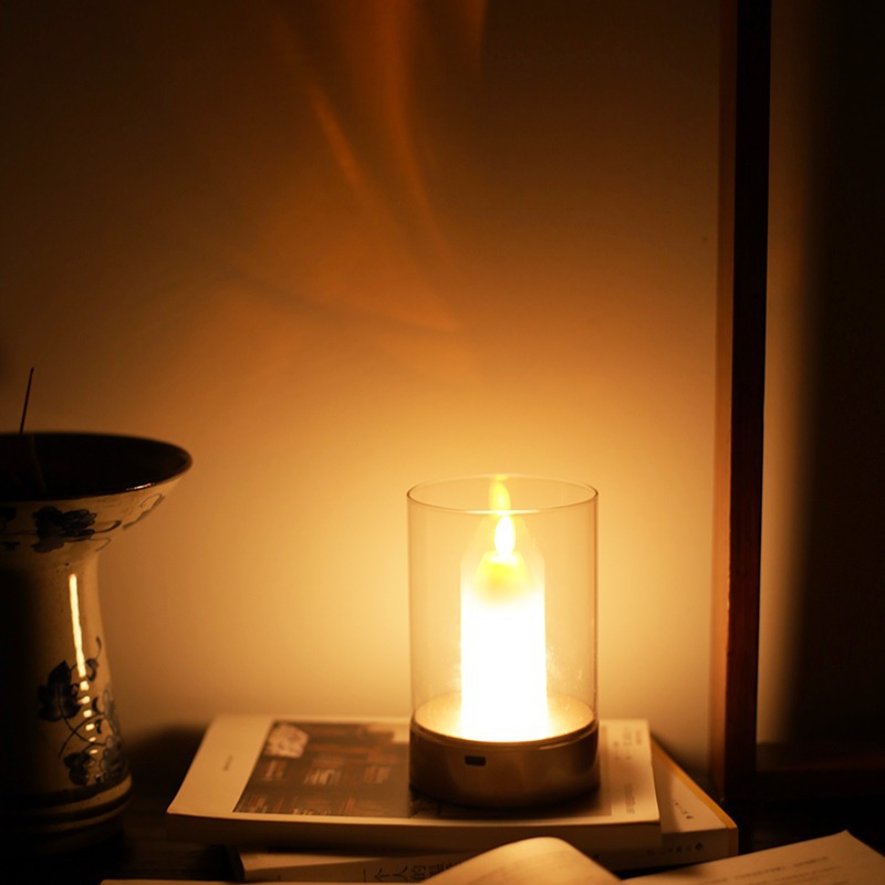 Candle Light LED Gesture Sensor Table Lamp