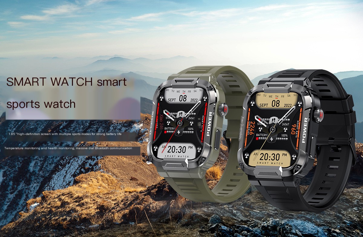 MK66 Waterproof Smart Watch - 1.85 Inch Display