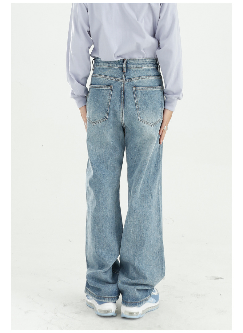 Ripped Casual All-Match Jeans - Close Up