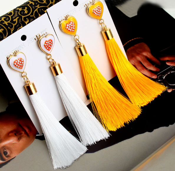 Tassel Earrings in Different Colors