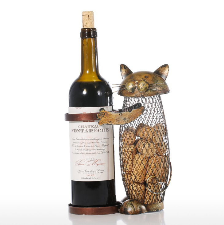 Cat Wine Rack