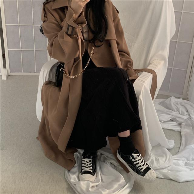 Retro Trench Coat - Image 1