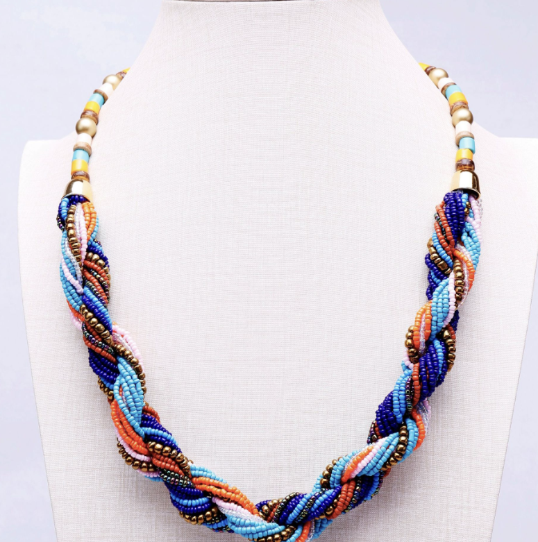 Bohemian Necklace Off White