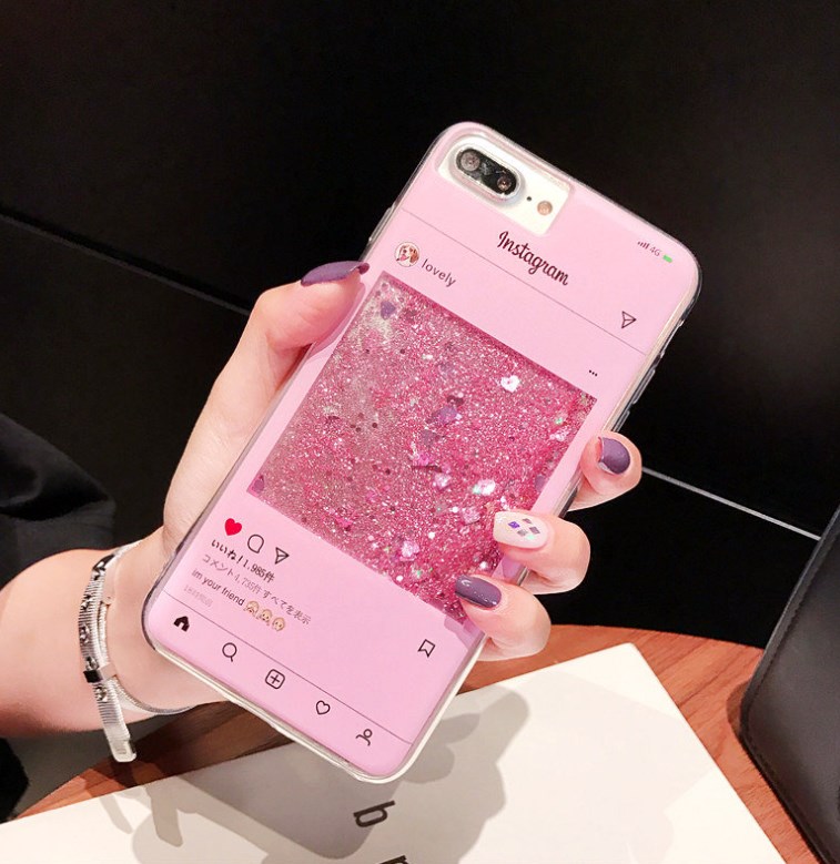 流沙手机壳 Pink